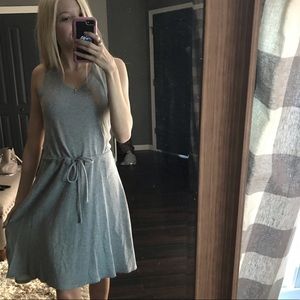 Grey T-shirt dress